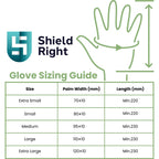 Handicare Disposable Latex Gloves (100/pack)