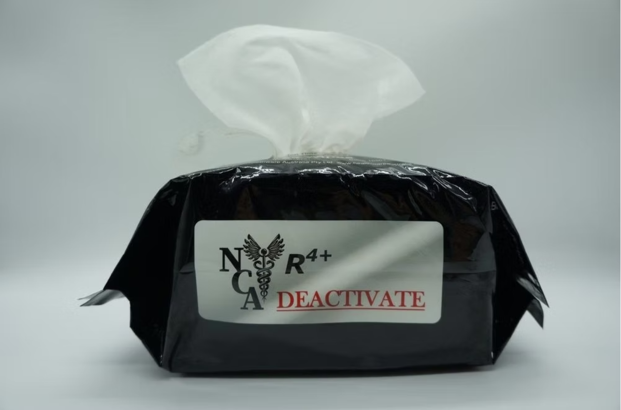 R4W R4+ Deactivation Wipes Alkaline bases wipes R4+ formula (150 pack)