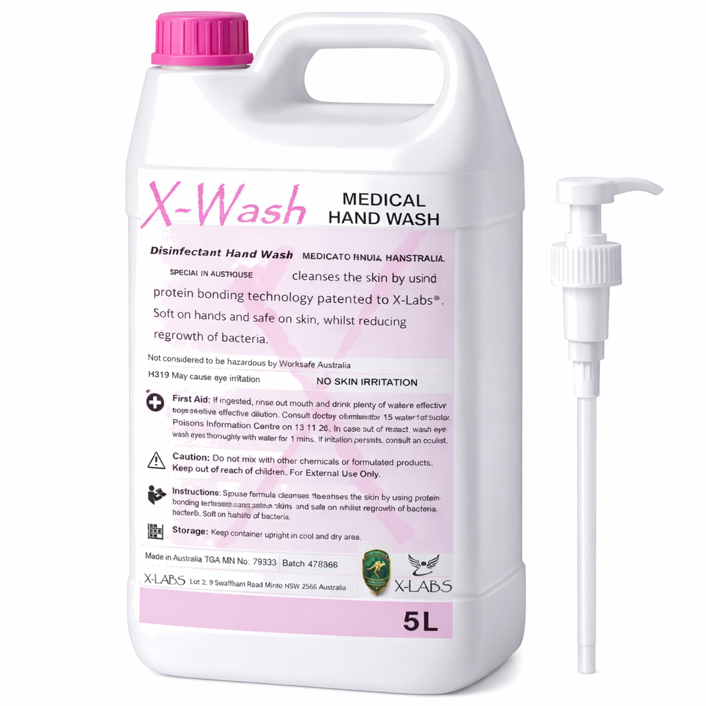 X-Wash® Premium Hand Wash — 4% Chlorhexidine (5L)